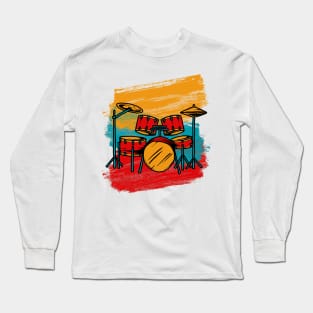 Drumm set Long Sleeve T-Shirt